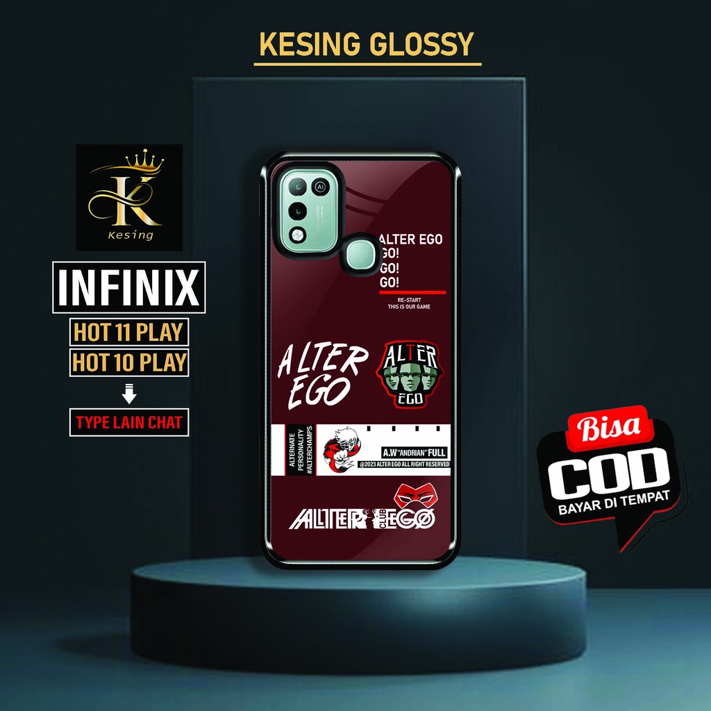 Case Infinix Hot 10 Play / Hot 11 Play Terbaru - Case Glossy Infinix Hot 10 Play - Softcase Infinix 