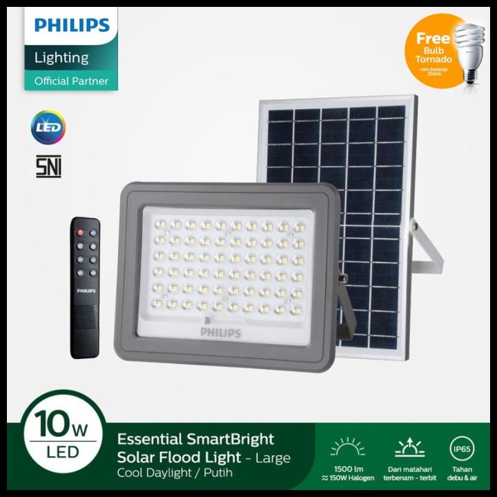 Promo Philips Essential Smartbright Solar Flood Light Large