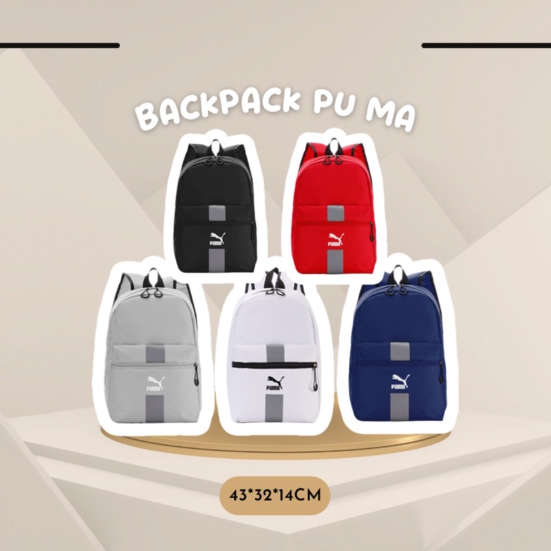 BACKPACK PU MA / TAS RANSEL PU MA / TAS RANSEL PRIA / TAS SEKOLAH / TAS PUNGGUNG PU MA / TAS PUNGGUNG PRIA