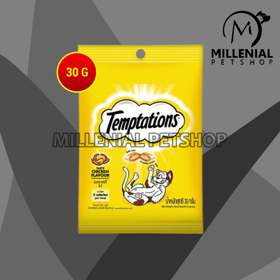 Temptation bites Snack Cemilan Kucing 30 gram All Varian