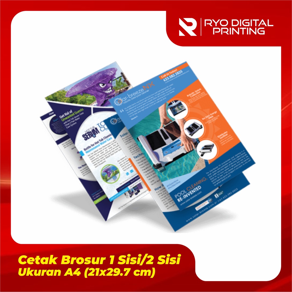 

CETAK BROSUR FLYER UKURAN A4 - 1 SISI & 2 SISI