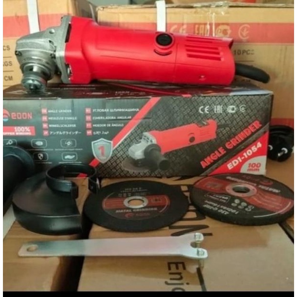 EDON ED1-1054 MESIN GERINDA TANGAN ANGLE GRINDER