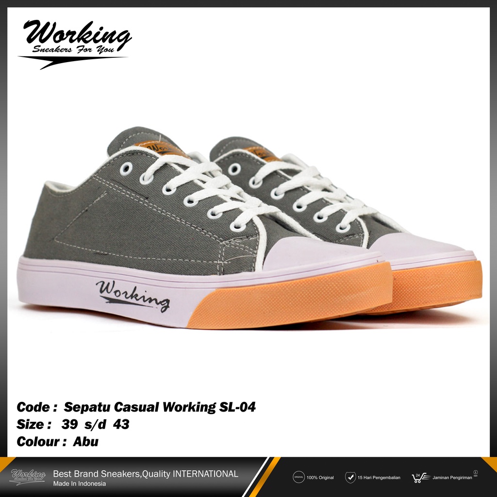 Working Sneakers For You Sepatu Kanvas Pria SL-04