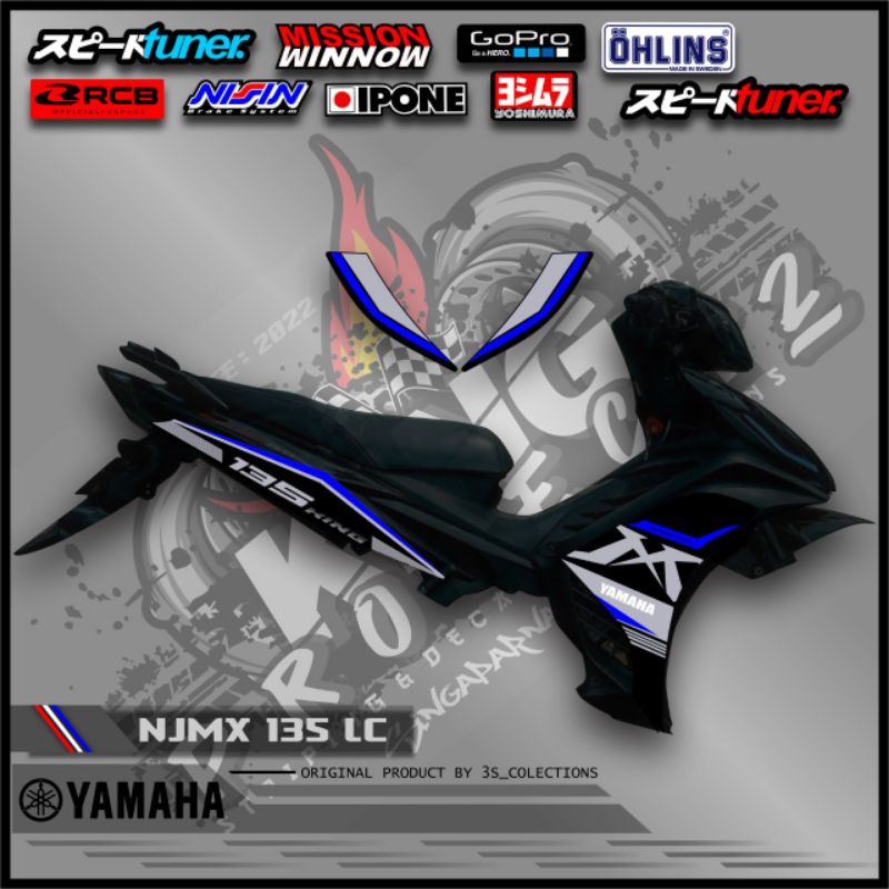 Striping Stiker New Jupiter MX 135 LC