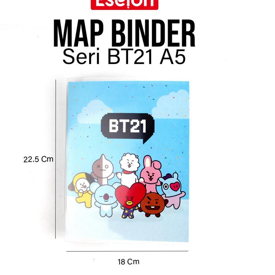 

㊎ Map Binder A5 BT21 Koreak Series / Map binder fancy ㊰