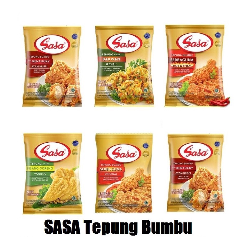 

TEPUNG BUMBU SASA 75GR TEPUNG SASA BUMBU INSTAN SASA