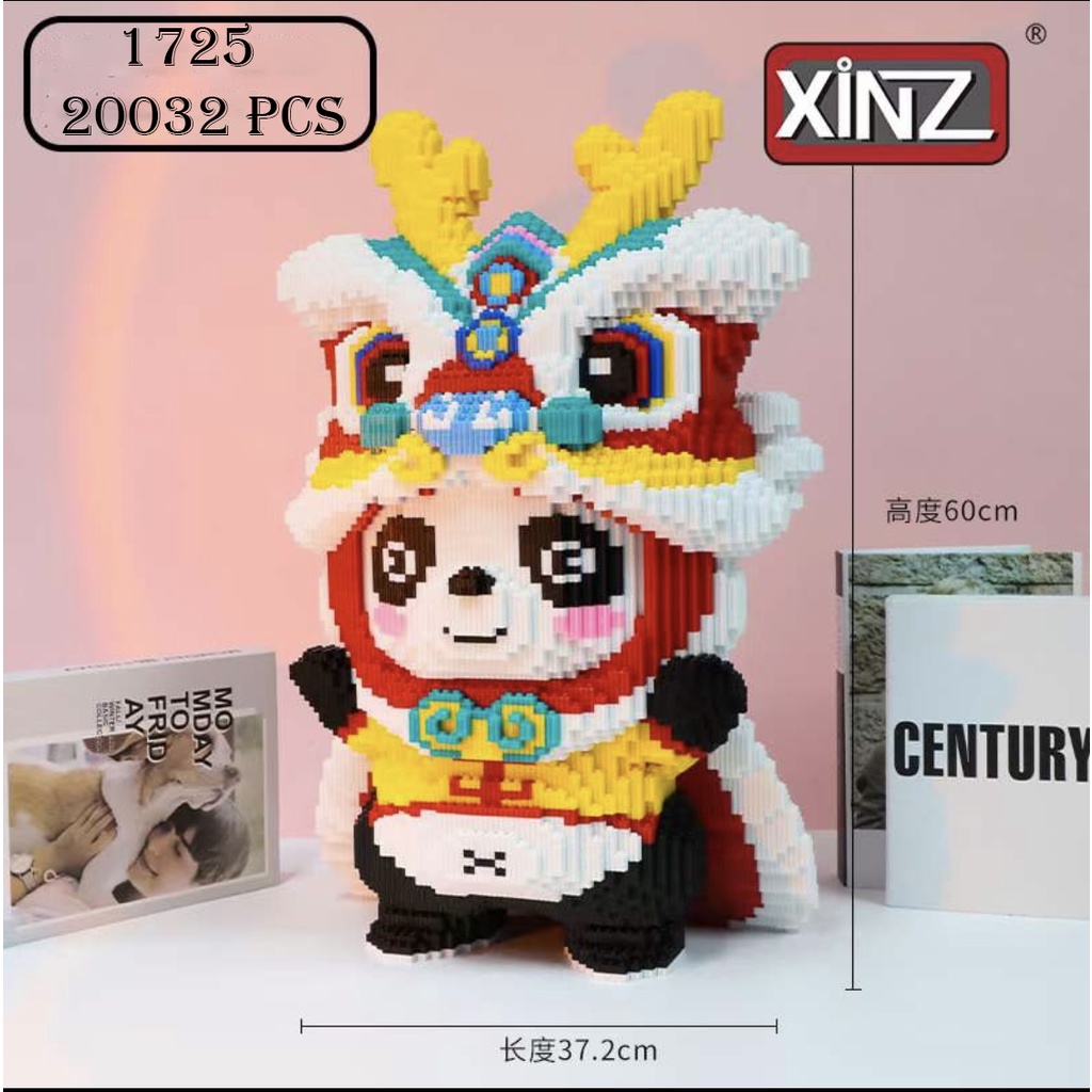 Nano Block Barongsai Panda | Bricks education Nano Block