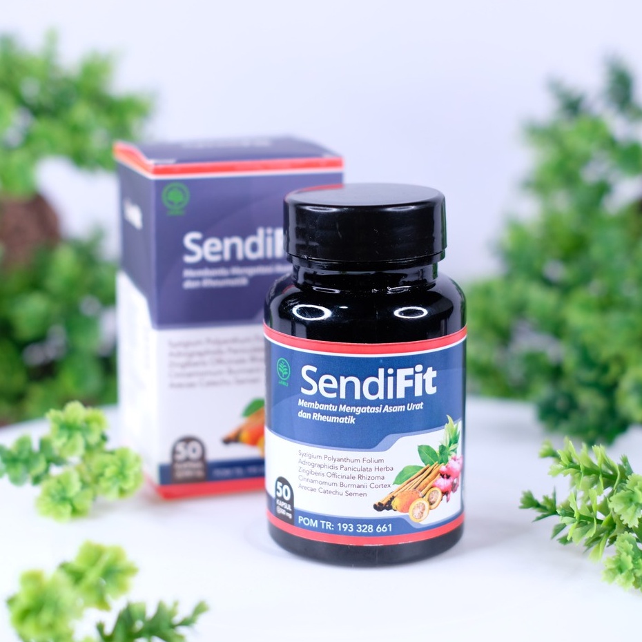 SendiFit Obat Sakit Nyeri Tumit Telapak Kaki Herbal Isi 50 Kapsul BPOM Original Aman Untuk Dewasa dan Lansia