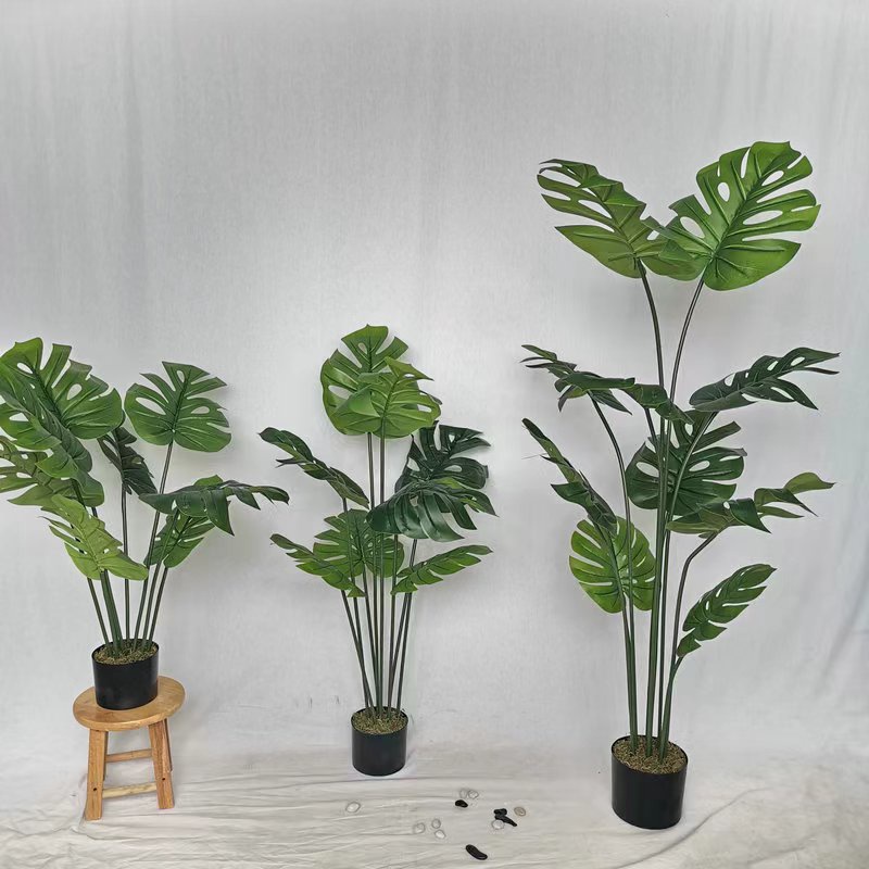 AND / COD / Tanaman Pohon Monstera Hias 180 cm Dekorasi Ruangan Rumah Artificial Pohon Plastik Monstera Palsu PBP127-02