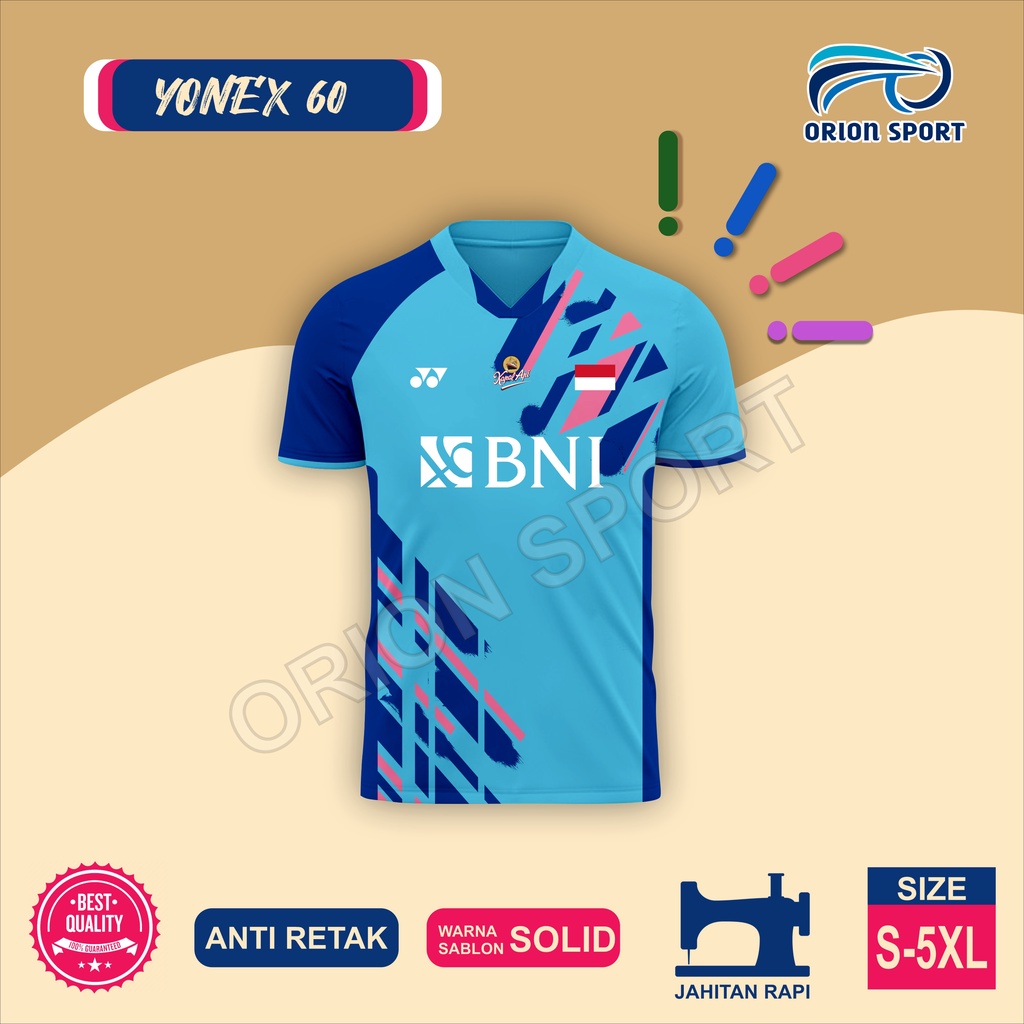 Jersey Badminton Yonex Fajar/Rian 2022 Full Print