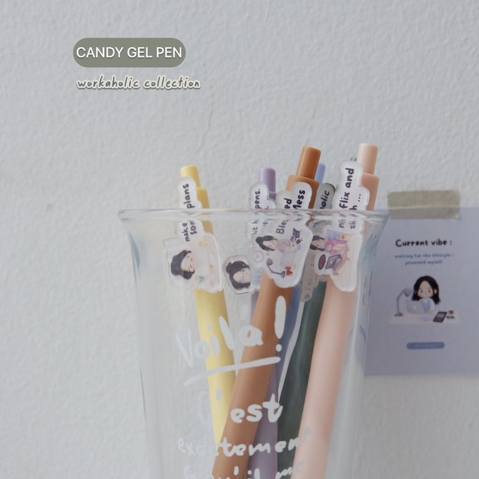 

WORKAHOLIC COLLECTION | Candy Gel Pen