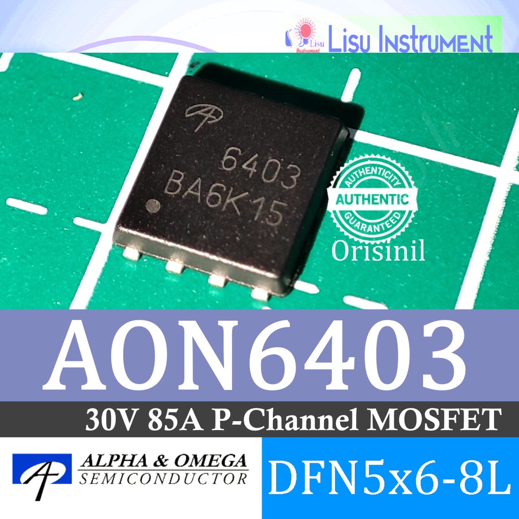 AON6403 30V 85A P-Channel MOSFET DFN5x6-8L 6403 Alpha & Omega Semiconductor Original