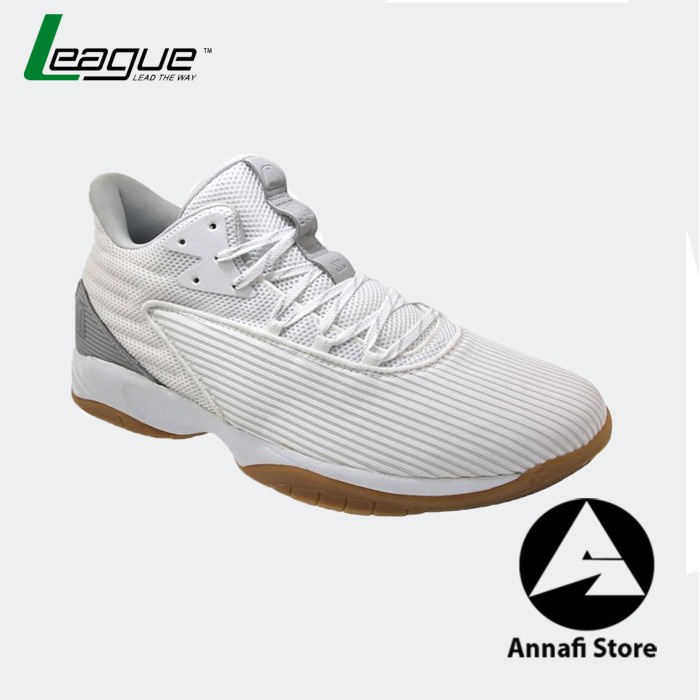 PROMO COD JUAL SEPATU BASKET PRIA LEAGUE CLASH 2 1030620128N - WHITE - 42