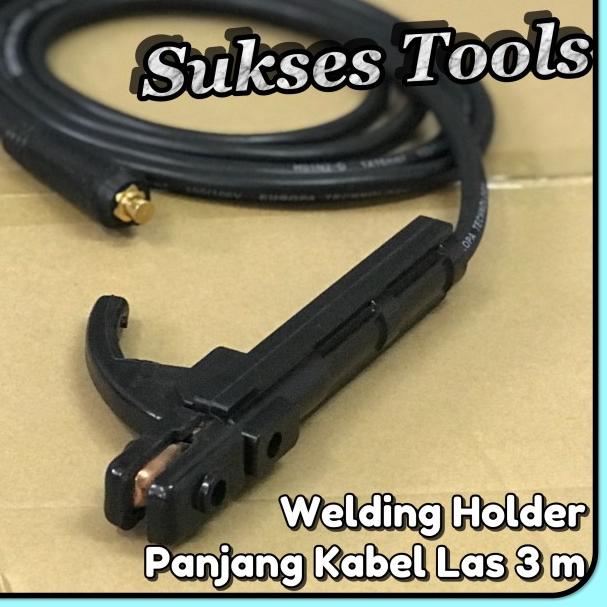 Tang Las / Welding Holder + Tang Massa /Earth Clamp Set + Kabel Las