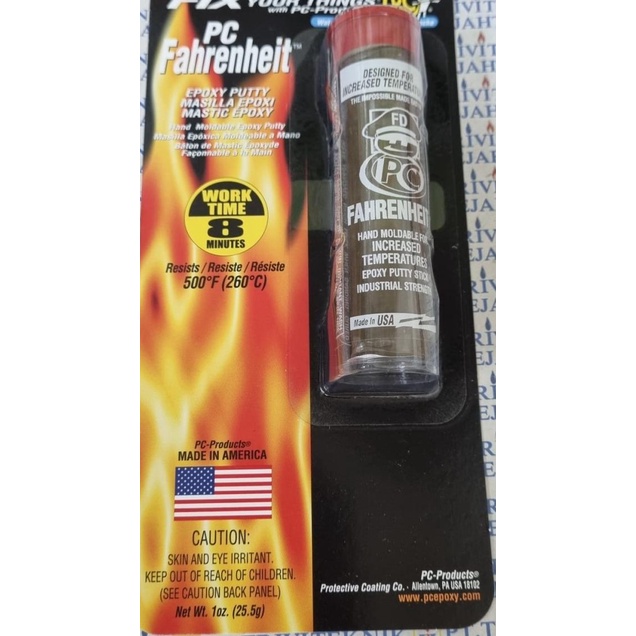 

Lem Epoxy PC Farenheit Epoxt Putty,Lem Serbaguna Fahrenheit 1 Oz