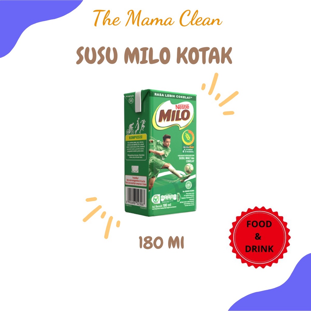 SUSU MILO UHT  ACTIV GO NETTO : 180ML