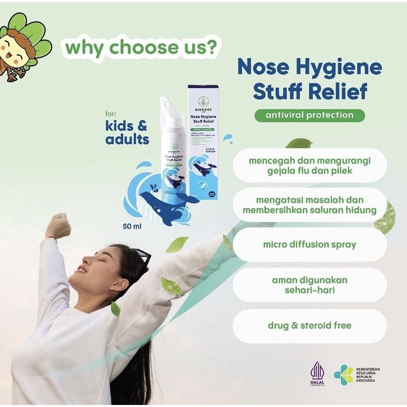 BIGROOT Nose Hygiene Stuff Relief