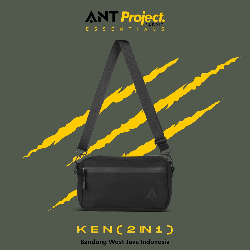 ANT PROJECT - Tas Selempang Pria KEN 2 in 1