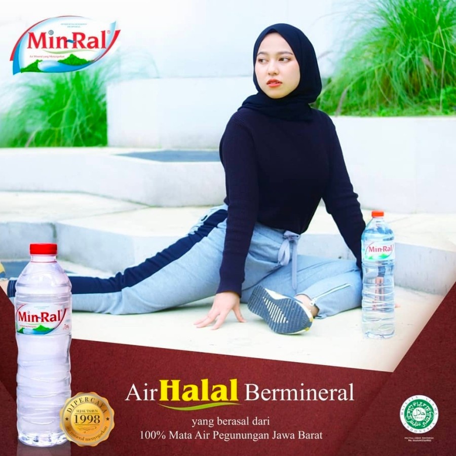 

minral min-ral 1500ml 1 dus isi 12 botol air minum mineral