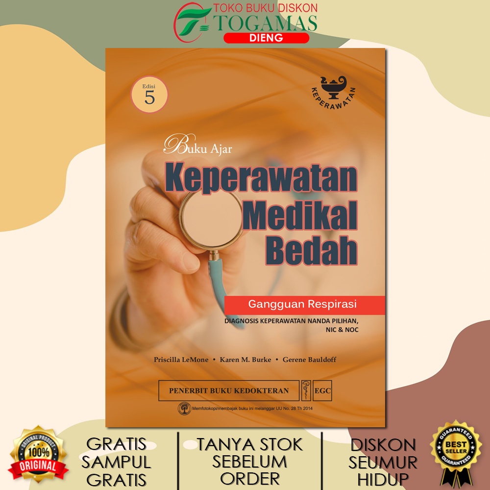 Jual Buku Ajar Keperawatan Medikal Bedah Gangguan Respirasi Ed 5 Karya