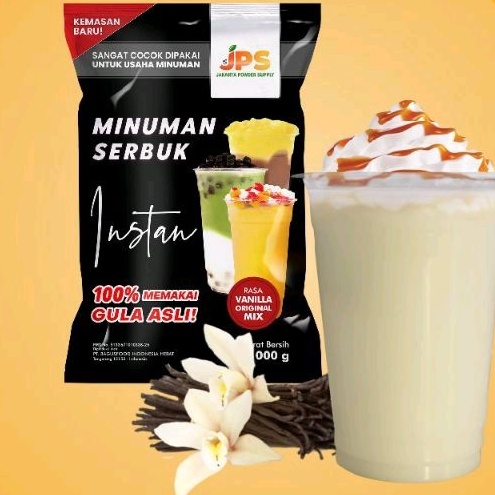 

JPS bubuk minuman Vanilla Original mix gula 1 kg di denpasar bali