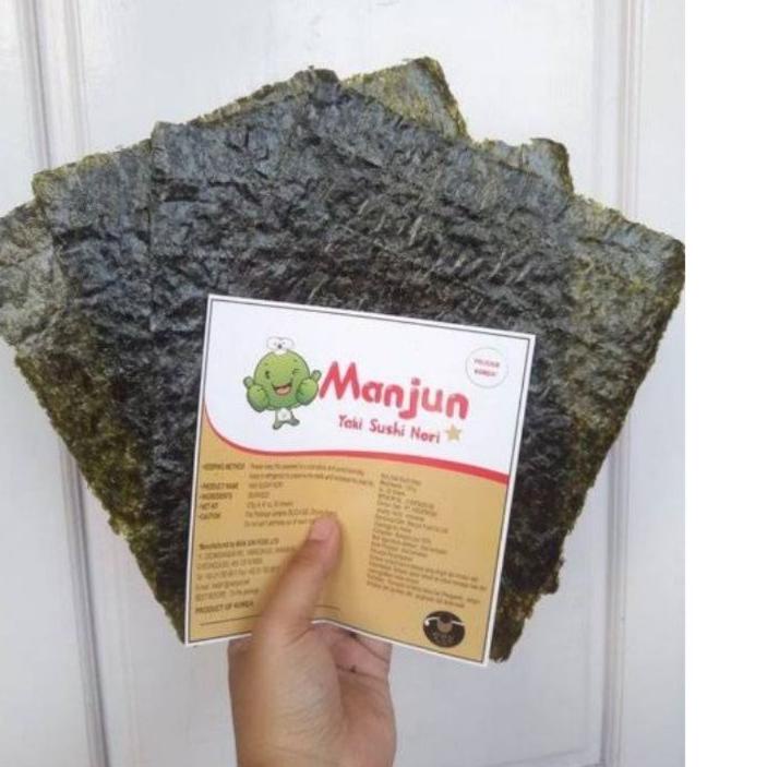 

⇅ Nori rumput laut kim merk manjun 5 lembar / 10 lembar ぇ