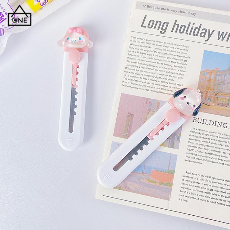 COD❤️Cutter Mini PortablePaper Cutter Express Opening Box Cutter Cartoon-A.one