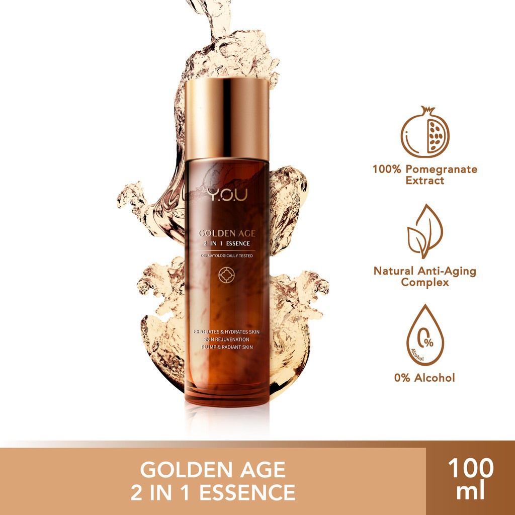 Golden Age Deep Cleansing Facial Wash 100gr l Refining Serum 20ml by Y.O.U