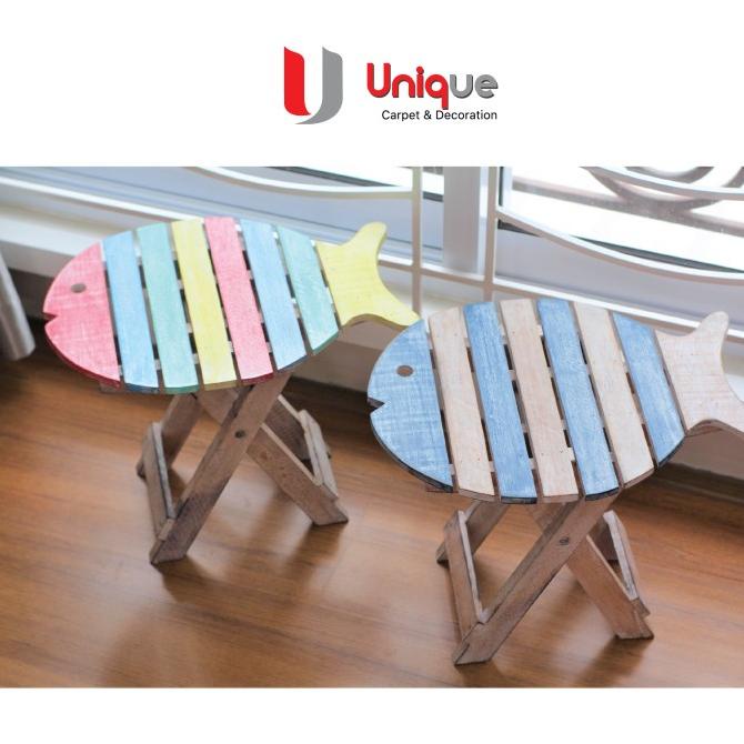 Kursi Meja Kayu Lipat / Dekorasi Kamar Anak / Meja Display Pameran stock ready