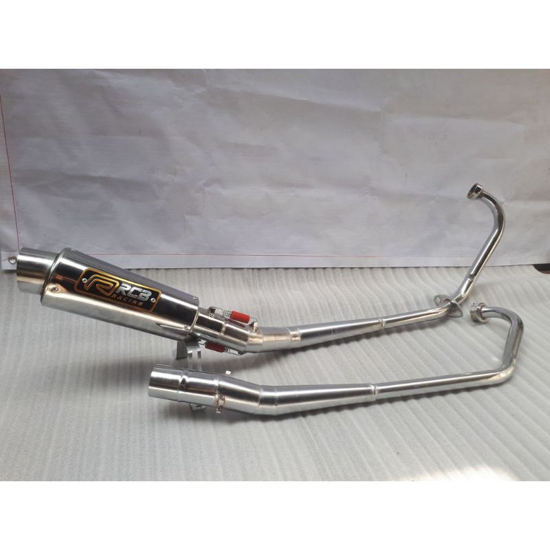 knalpot racing rcb Satria Sonic Jupiter mx