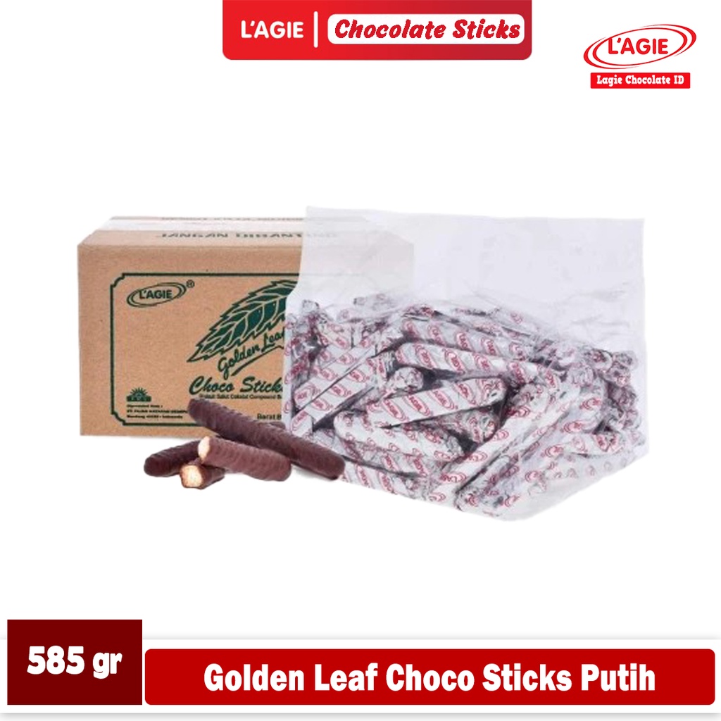 

LAGIE GOLDEN LEAF CHOCO STICKS PUTIH 585GRAM