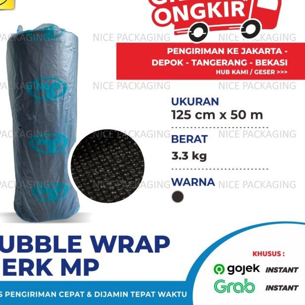 

[MP] Plastik Bubble Hitam uk125cm x 50Mtr