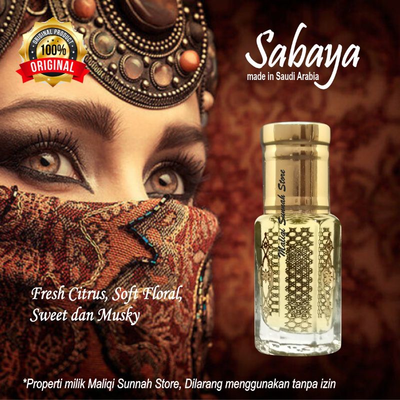 Parfum Arab Sabaya 6ml Original Saudi