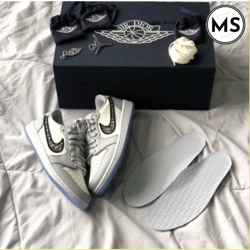 Sepatu Nike Air Jordan 1 Low X D*** BNIB Sneakers Ms1