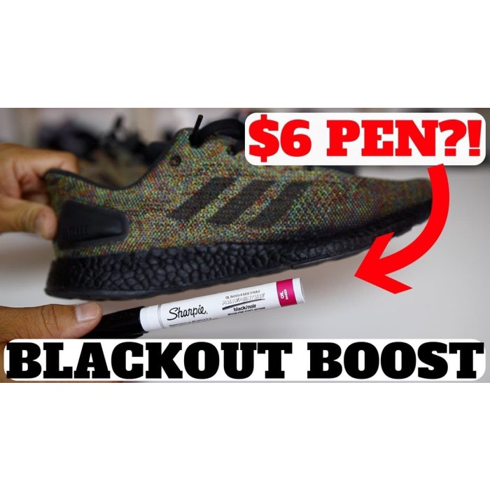 

Sharpie White BLACK OIL Based REPAINT BOOST nmd ultraboost yeezy ORI
