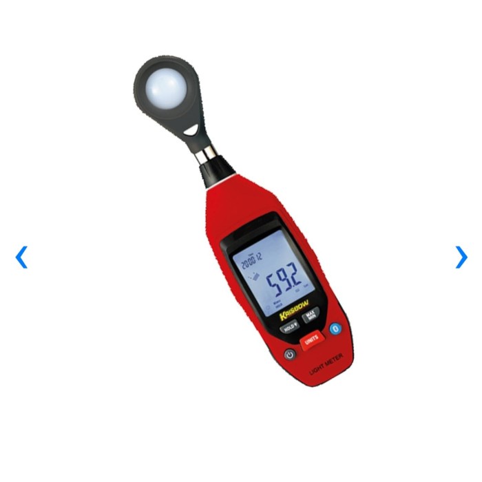 Kual Krisbow Alat Ukur Light Meter Digital 40.000 Lux