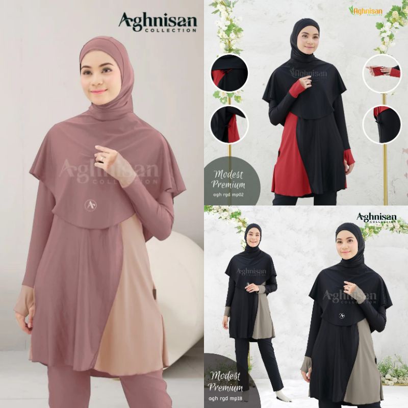 AGHNISAN Baju Renang Muslimah Wanita Modest Premium Aghnisan Swimwear