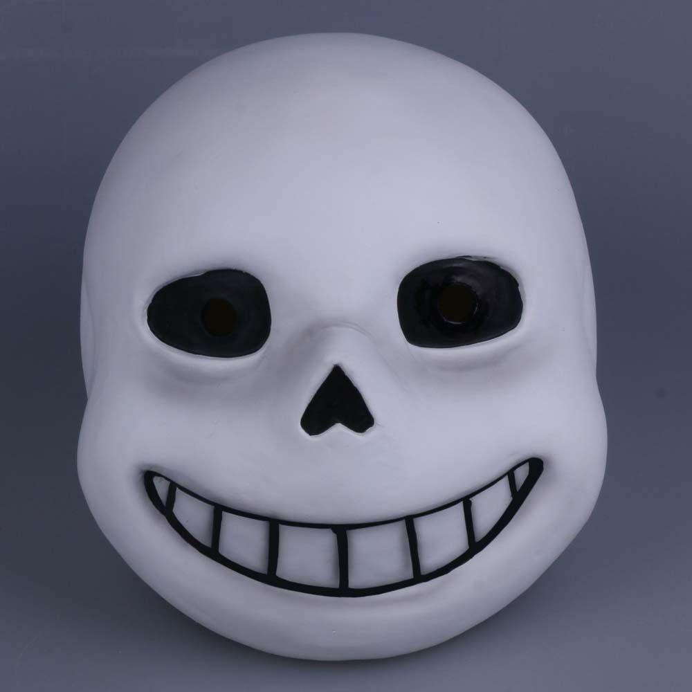 Agustin Sans Undertale Mask Plastik Unisex Topeng Pesta Props Topeng Kepala Penuh Film Game Prop Topeng Kostum Prop Cosplay Hoodie