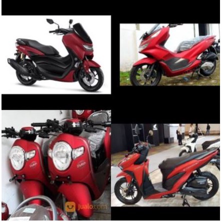 Pilox Diton Premium Stylist Red Matt H9281 Merah Doff 9281 Honda Scoopy PCX 400ml Cat Pilok Pilox Dof Dop Sepeda Motor Mobil