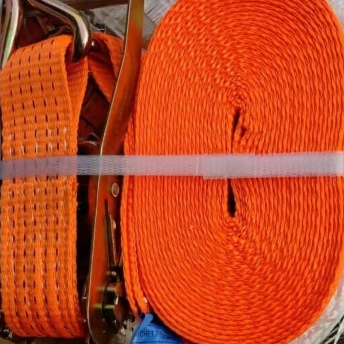 TERLARIS Track belt lashing tali kretek 10 mtr bahan tebal dijamin kuat ..