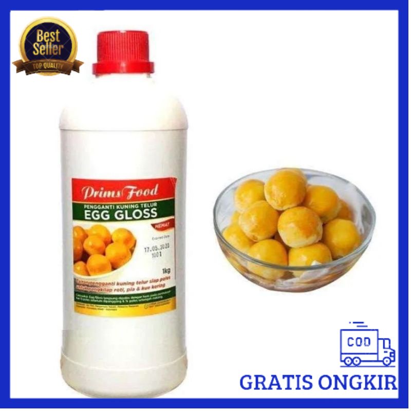 

EGG GLOS PRIMSFOOD 1KG /PENGGANTI KUNING TELUR