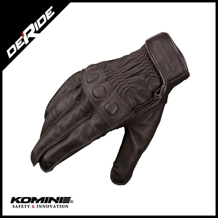 Sarung Tangan Komine Gk-720 Vintage Leather Gloves