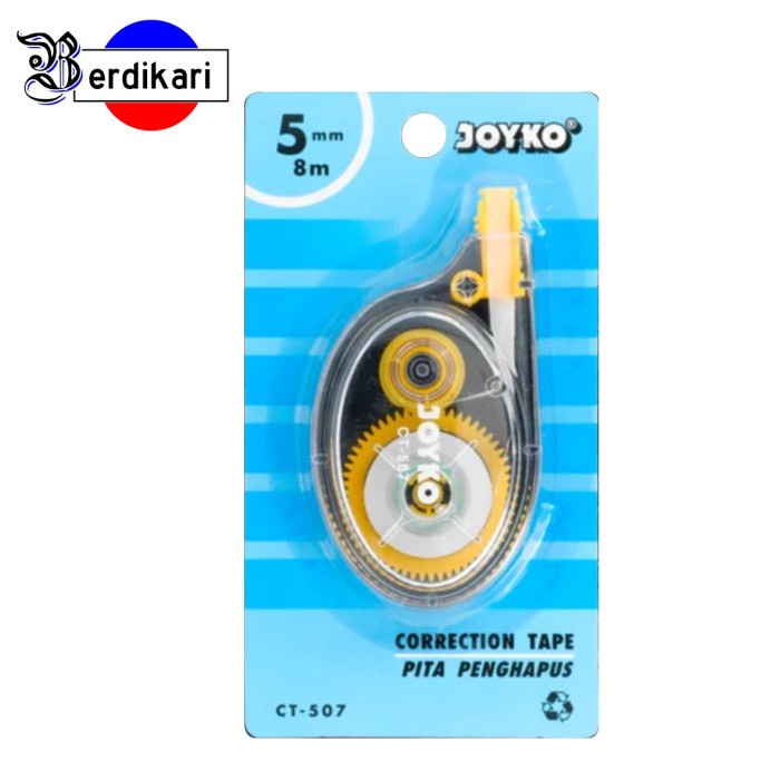 

{{{{}}] Pita Koreksi / Correction Tape Joyko CT 507 Tipe X Kertas