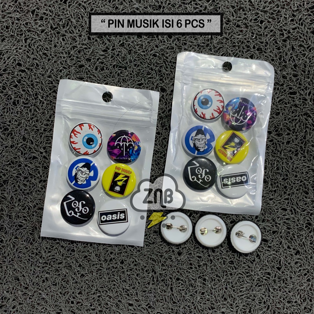 Pin Button Mini Accessories Jaket / Hoodie / Kemeja / Tas / Topi