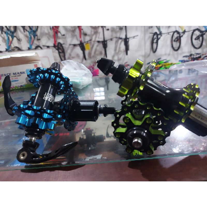 hub nautilus hub freehub sepeda lipat mtb bearing super loncer 28 hol