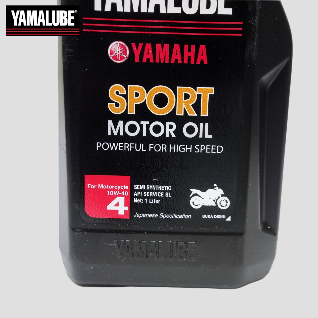 Oli Yamalube Sport 10W-40 API SJ JASO MA2 1 Liter