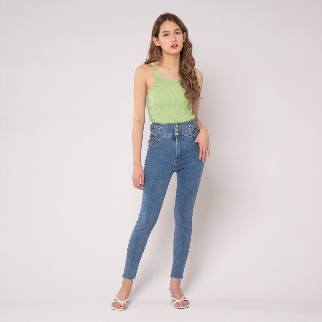 VIERLIN - Jeans 1130 1131 - HIGH WAIST SKINNY JEANS