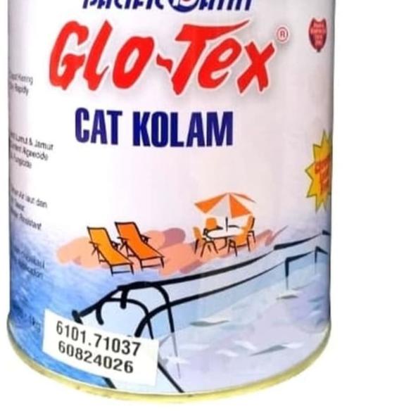 CAT KOLAM GLOTEX 1 KG KOLAM RENANG / KOLAM IKAN / BAK AIR