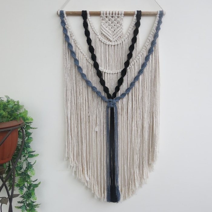 MACRAME HIASAN DINDING CUSTOM WARNA WALL HANGING DEKORASI KAMAR