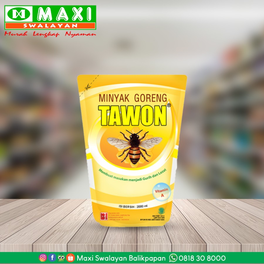 

Minyak Goreng Tawon Refil 2 liter